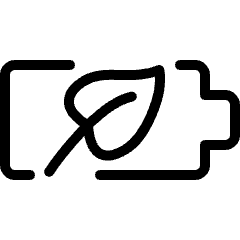Charging Battery Eco Icon from Ultimate Light Set