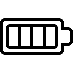 Charging Battery Full Icon from Ultimate Light Set