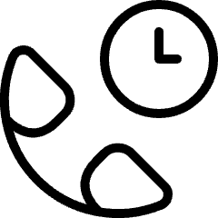 Phone Actions Clock 1 Icon from Ultimate Light Set