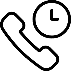 Phone Actions Clock Icon from Ultimate Light Set
