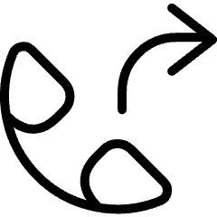 Phone Actions Forward 1 Icon from Ultimate Light Set