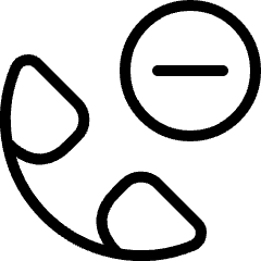 Phone Actions Subtract 1 Icon from Ultimate Light Set
