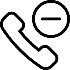 Phone Actions Subtract Icon from Ultimate Light Set
