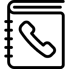 Phone Book Icon from Ultimate Light Set
