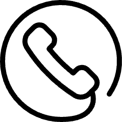 Phone Circle Icon from Ultimate Light Set