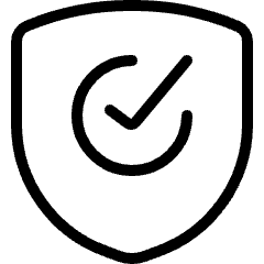 Shield Check 1 Icon from Ultimate Light Set