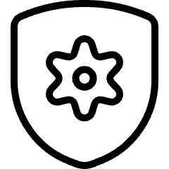 Shield Settings Icon from Ultimate Light Set