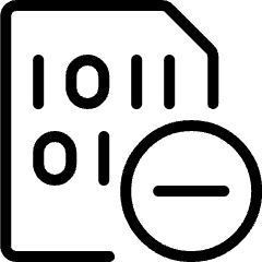 File Code Subtract 1 Icon from Ultimate Light Set