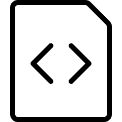 File Code Icon from Ultimate Light Set