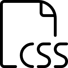 File Css 1 Icon from Ultimate Light Set