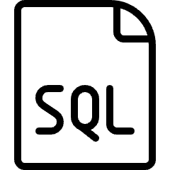 File Sql Icon from Ultimate Light Set