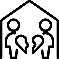 Breakup Divorce Icon from Ultimate Light Set