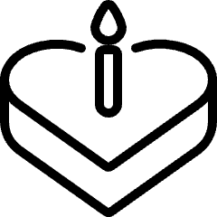 Wedding Cake Heart Icon from Ultimate Light Set