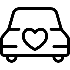 Wedding Car Icon from Ultimate Light Set