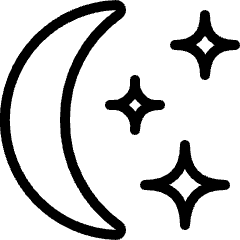 Astronomy Moon Icon from Ultimate Light Set