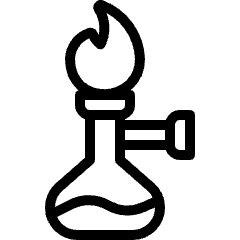 Lab Flame Bottle Icon from Ultimate Light Set