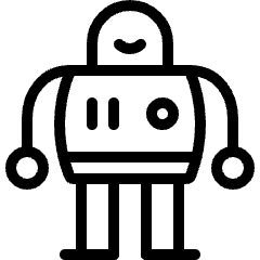 Science Fiction Robot Icon from Ultimate Light Set