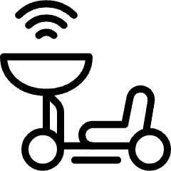 Space Antenna Satelite Icon from Ultimate Light Set