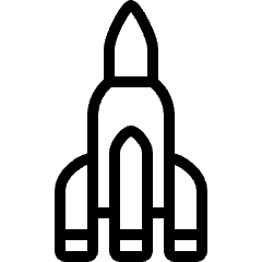 Space Rocket 1 Icon from Ultimate Light Set