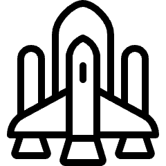 Space Rocket 2 Icon from Ultimate Light Set