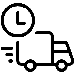 Delivery Truck Clock Icon from Ultimate Light Set