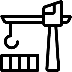 Shipment Crane Icon from Ultimate Light Set