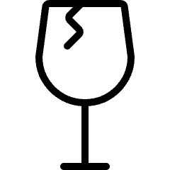 Shipment Fragile Break Icon from Ultimate Light Set