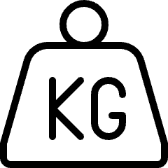 Shipment Weight Kg Icon from Ultimate Light Set