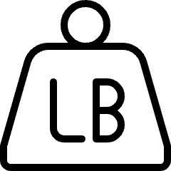 Shipment Weight Lb Icon from Ultimate Light Set