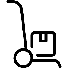 Warehouse Cart Package Icon from Ultimate Light Set