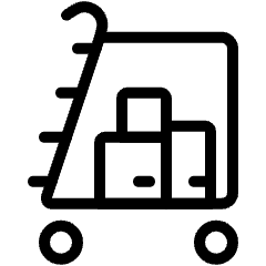 Warehouse Cart Packages 1 Icon from Ultimate Light Set