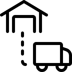 Warehouse Delivery Icon from Ultimate Light Set