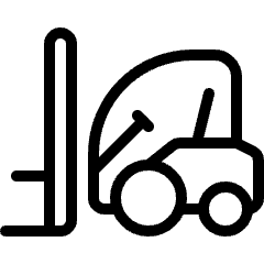Warehouse Truck Delivery Icon from Ultimate Light Set