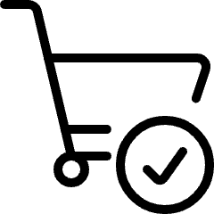 Shopping Cart Check Icon from Ultimate Light Set