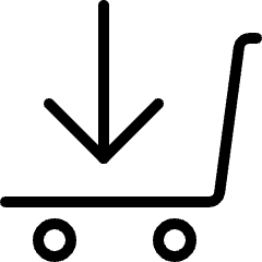 Shopping Cart Download Icon from Ultimate Light Set