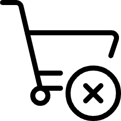 Shopping Cart Remove Icon from Ultimate Light Set