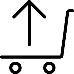 Shopping Cart Upload Icon from Ultimate Light Set