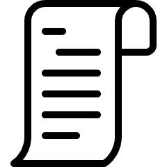 Receipt 1 Icon from Ultimate Light Set