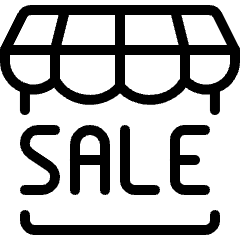 Shop Sale 1 Icon from Ultimate Light Set