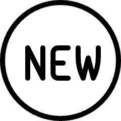 Tag New Circle Icon from Ultimate Light Set