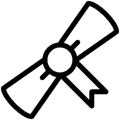 Certified Diploma Icon from Ultimate Light Set