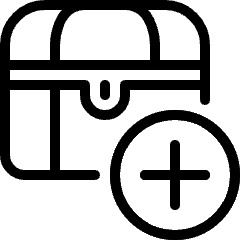 Gaming Treasure Add Icon from Ultimate Light Set