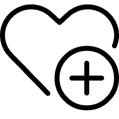 Love It Add Icon from Ultimate Light Set