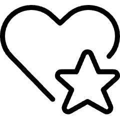 Love It Star Icon from Ultimate Light Set