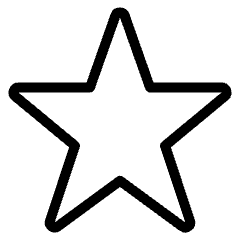 Rating Star Icon from Ultimate Light Set
