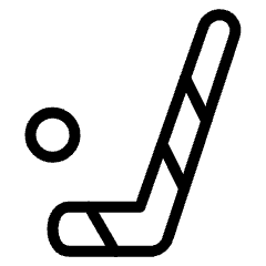 Hockey Puck Stick Icon from Ultimate Light Set