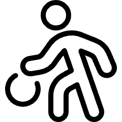 Basketball Ball Dribble Player Icon from Ultimate Light Set