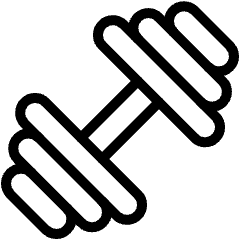 Fitness Dumbbell Icon from Ultimate Light Set