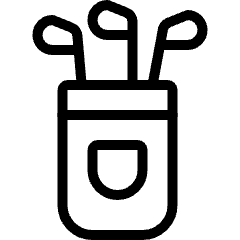 Golf Equipment Icon from Ultimate Light Set