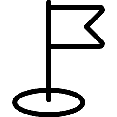 Golf Hole Icon from Ultimate Light Set